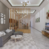 3D nội thất công trình nhà chị Hoa 