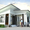 Mẫu nhà cấp 4 mái thái chữ L