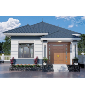 Mẫu Biệt Thự 1 Tầng 9x12m Được Quan Tâm Nhất Hiện Nay